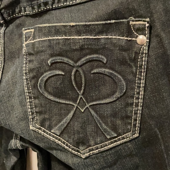 Express Rockstar Bootcut Jeans - Picture 3 of 4